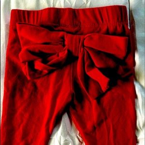 Baby Girl Bow Butt Pants - EUC!!!